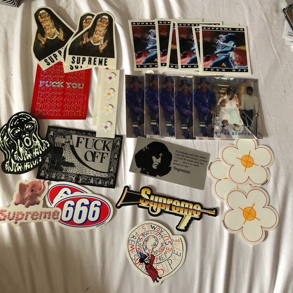 Supreme stickers